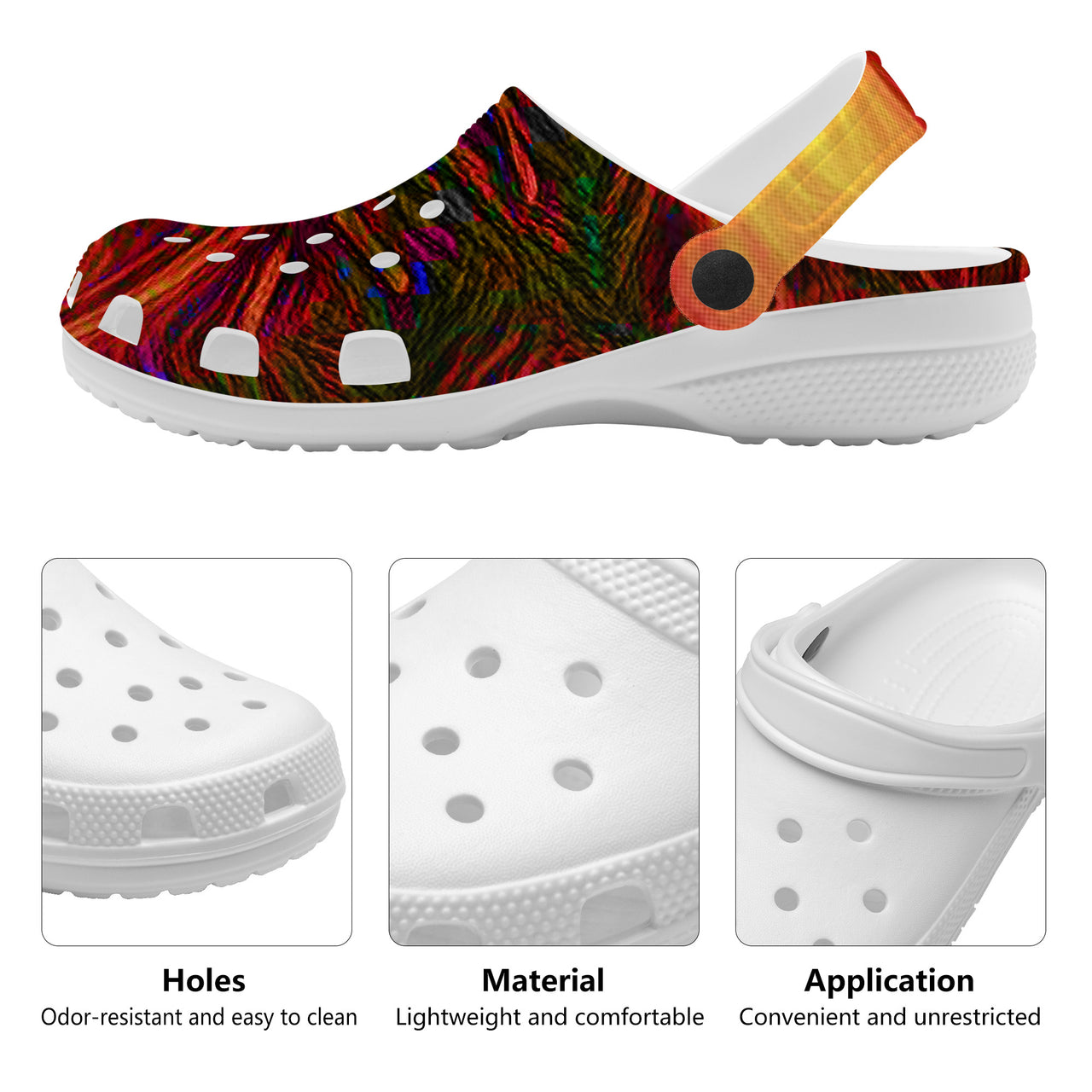 OOTO - PAINTED DESERT - SF_S48 - WITH (OPTIONAL) PIVOTING HEEL STRAP - Crocs Clogs