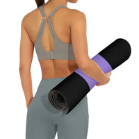 Thumbnail for OOTO - Yoga Mat - Neon lavender stripe -