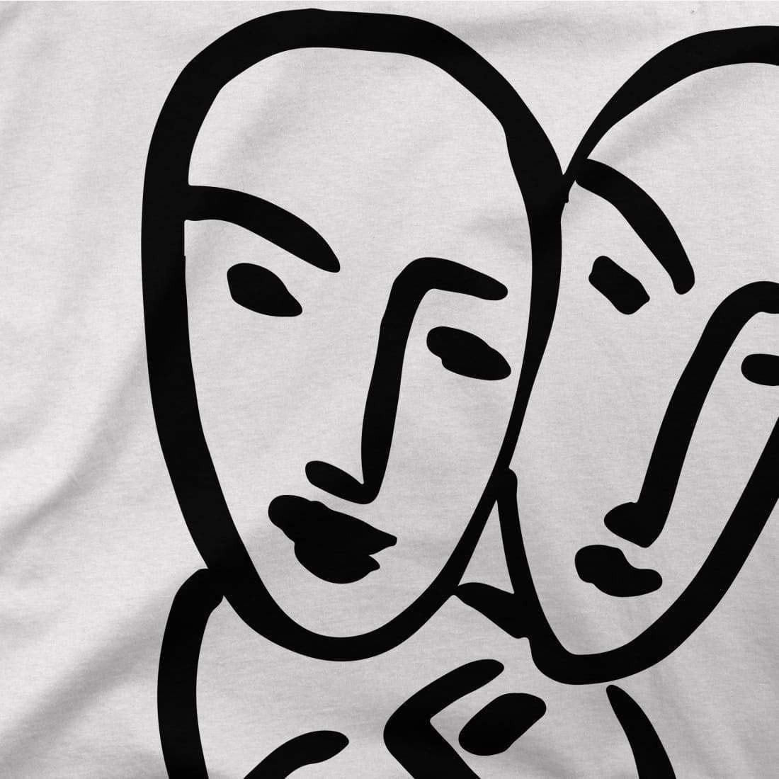 Henri Matisse Apollinaire Three Heads to Friendship 1952 Art T-Shirt - 6 COLORS -