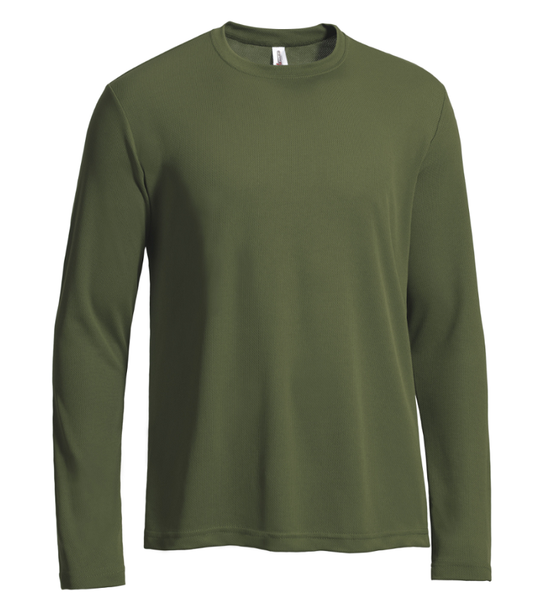 Men's Long Sleeve Tec Tee  - 4 COLORS