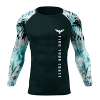 Thumbnail for FYC - Men's Supply Co My Sundays Performance Rash Guard UPF 40+ - 1 COLOR -