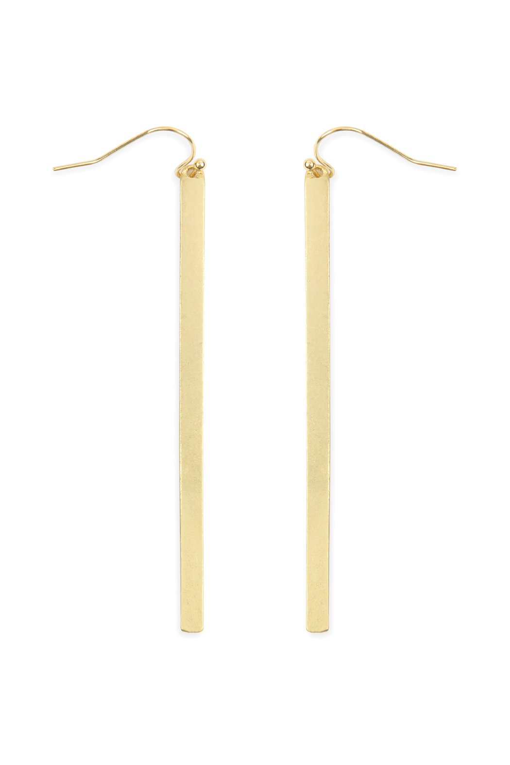 Bar Drop Earrings - 2 FINISHES -