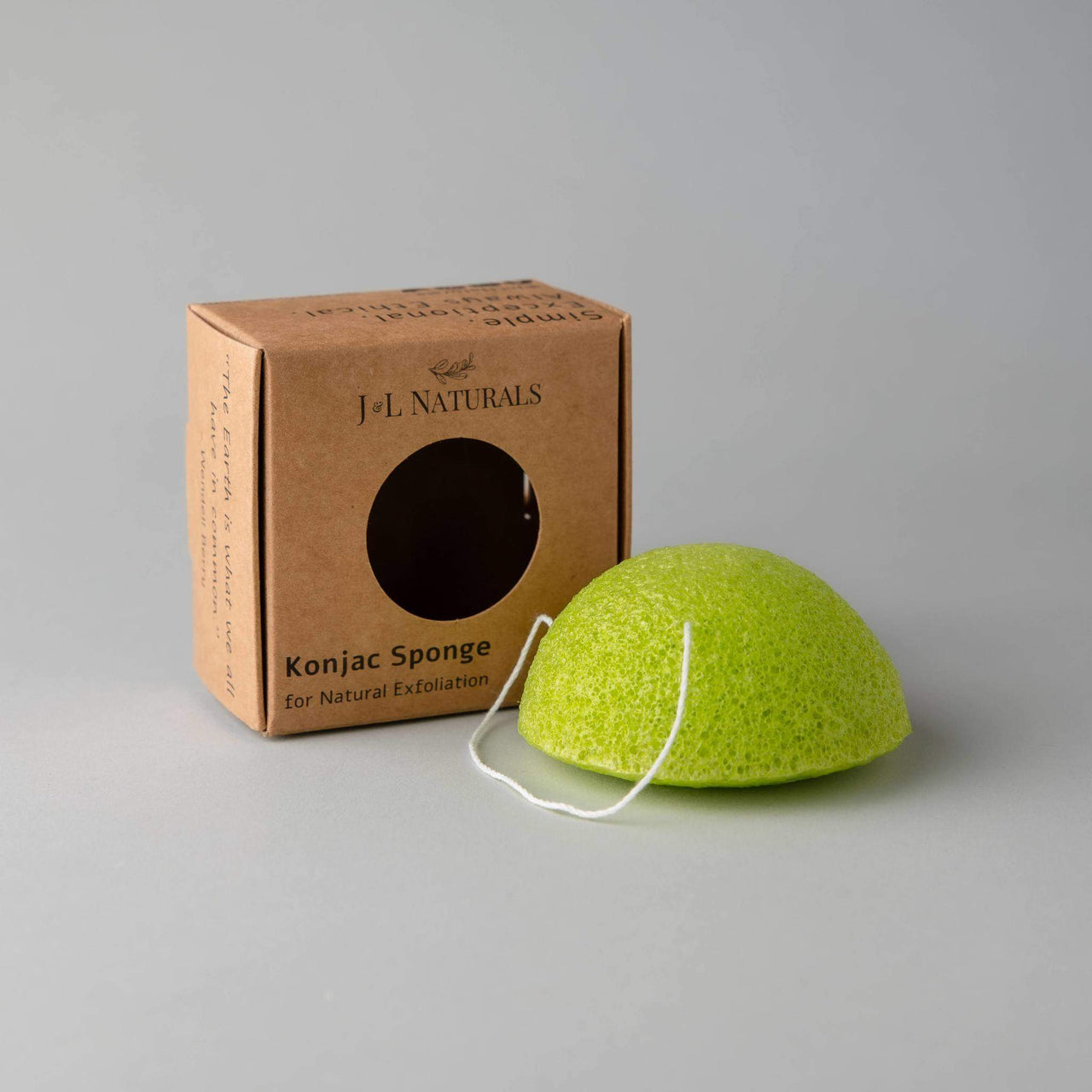 J & L Naturals - Konjac Sponge - 6 TYPES / COLORS -