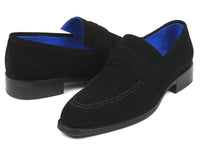 Thumbnail for Paul Parkman - Black Suede Goodyear Welted Loafers -