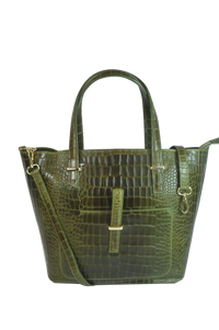 Thumbnail for BRANGIO ITALY - Misty Croci Beau Leather Tote - Made in Italy - 4 COLORS -