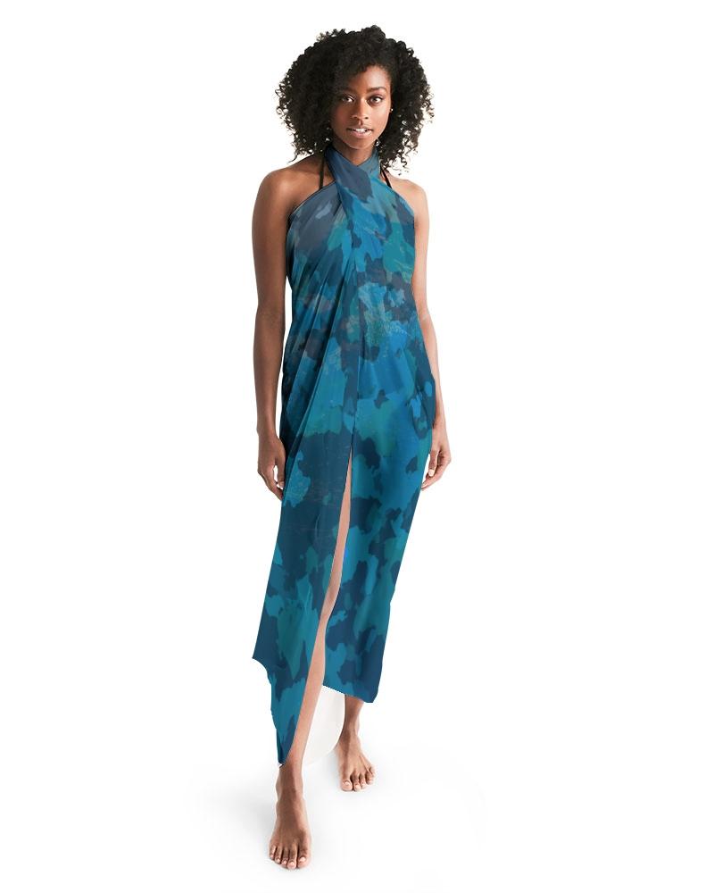 FYC - Women's Find Your Coast Lightweight & Elegant Ocean Camo Swim Cover Up - 1 PATTERN -