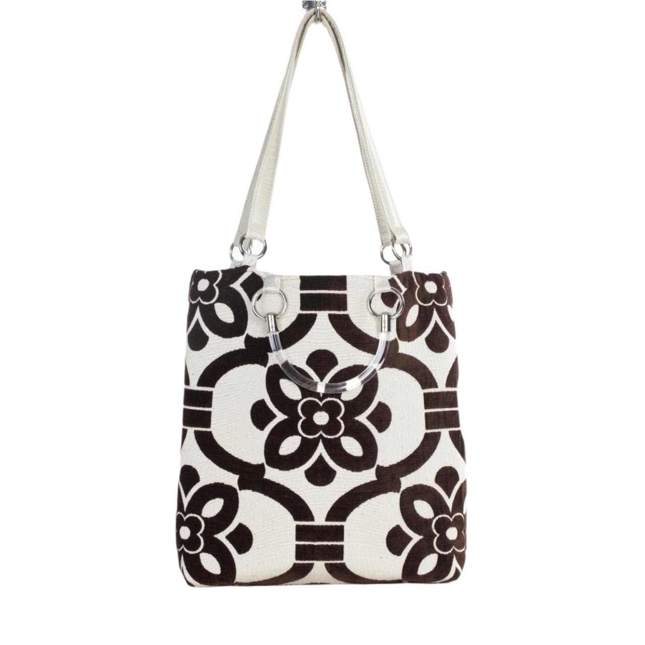 Stencil Brown Large Tote - 1 COLOR -