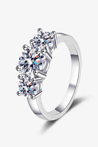 Thumbnail for Stylish 925 Sterling Silver Moissanite Ring