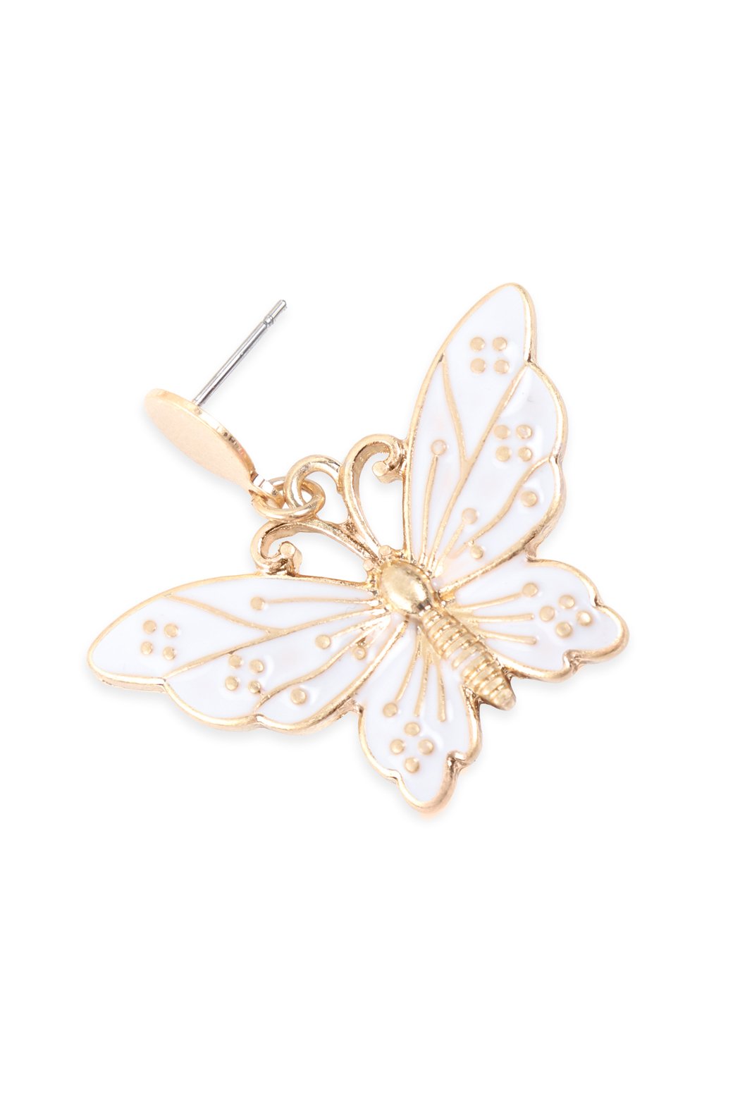 Butterfly Post Dangling Earrings - 5 COLORS -