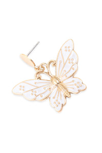 Thumbnail for Butterfly Post Dangling Earrings - 5 COLORS -