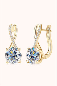 Thumbnail for 4 Carat Moissanite 925 Sterling Silver Earrings