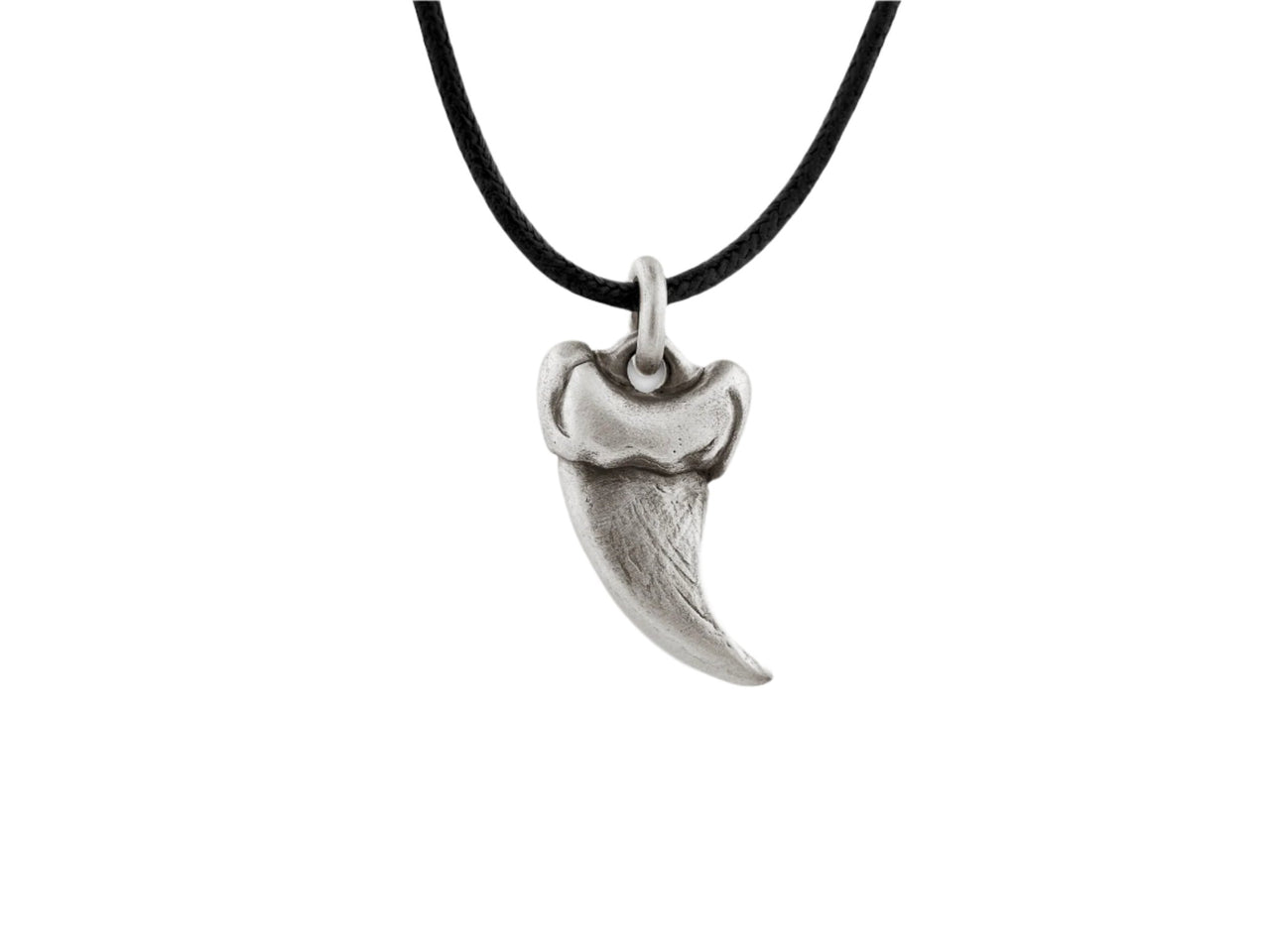 Snake Bones - Small Bear Claw Pendant in Sterling Silver -