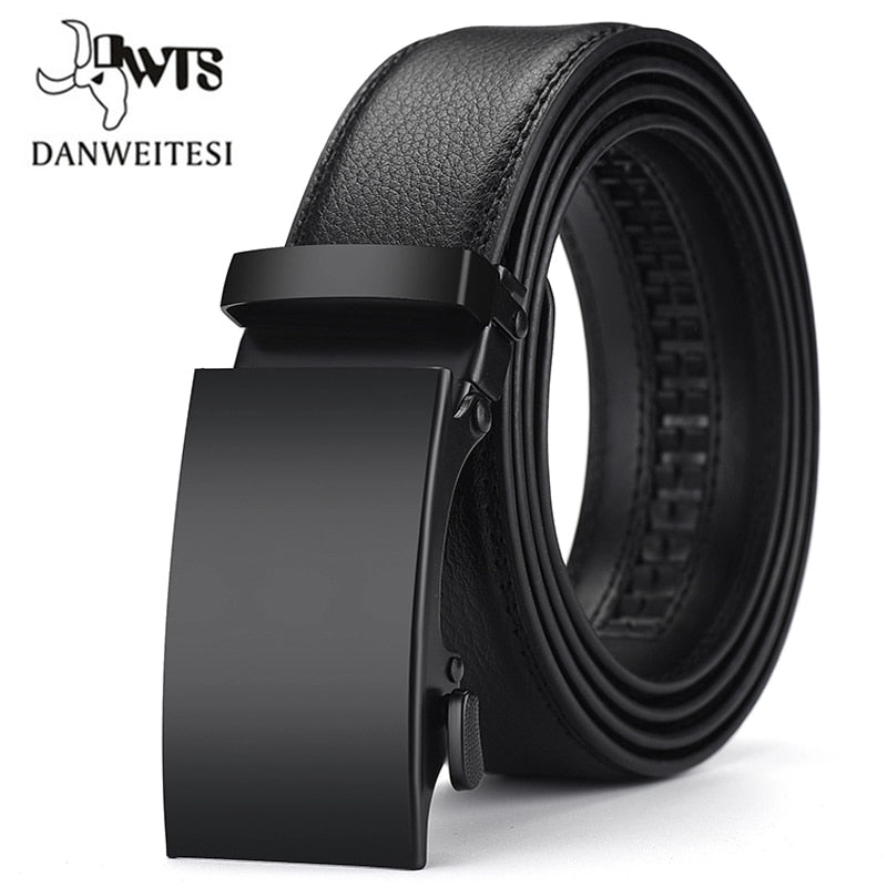 [DWTS] - Genuine Leather Belts for Men - Automatic Leather Belt - [15 DAY DELIVERY] - 10 BUCKLES / COLORS -