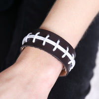 Thumbnail for Football Leather Bracelet -