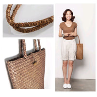 Thumbnail for ClaudiaG - Straw Shopping Bag - 1 COLOR -