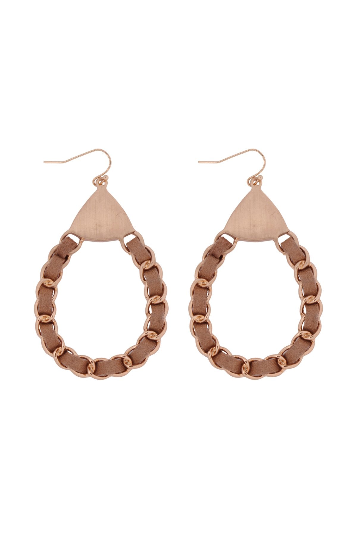 Chanel Link Chain Drop Earrings - 5 COLORS -