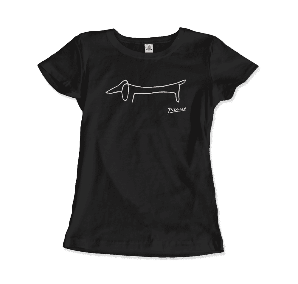 Pablo Picasso Dachshund Dog (Lump) Artwork T-Shirt - 6 COLORS