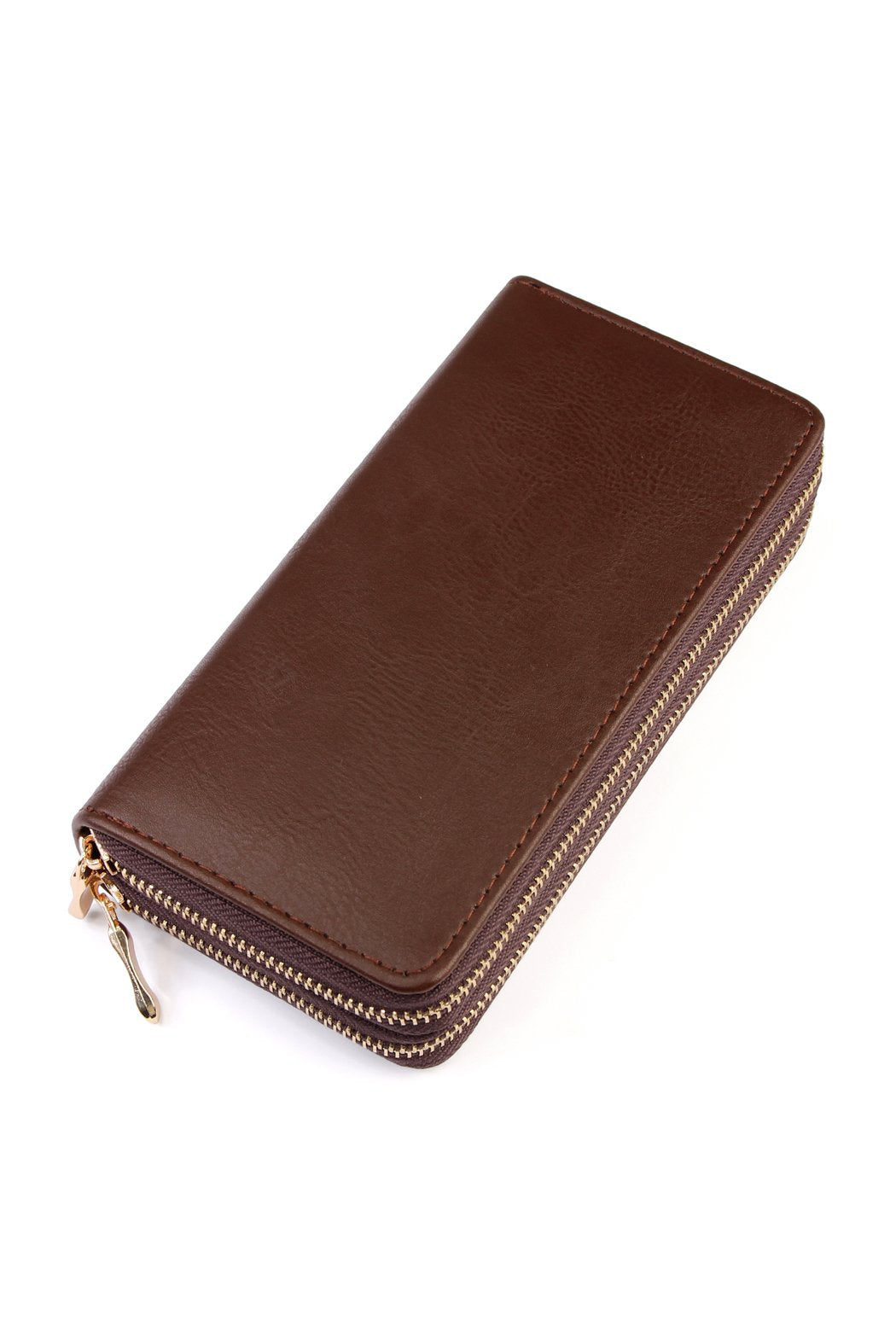 Double Zip Around Wallet - 13 COLORS -