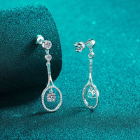 Thumbnail for 1 Carat Moissanite 925 Sterling Silver Drop Earrings