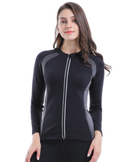 Thumbnail for Women Sweat Body Shaper - Compreesion - Sauna work out top - Long sleeve only - 1 COLOR -