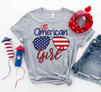 Thumbnail for All American Girl T-Shirt - 6 COLORS -