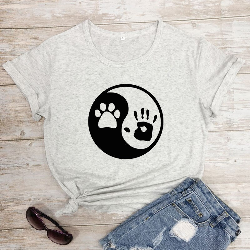 Yin Yang Palm and Paw Print - [23 DAY DELIVERY] - 17 COLORS -