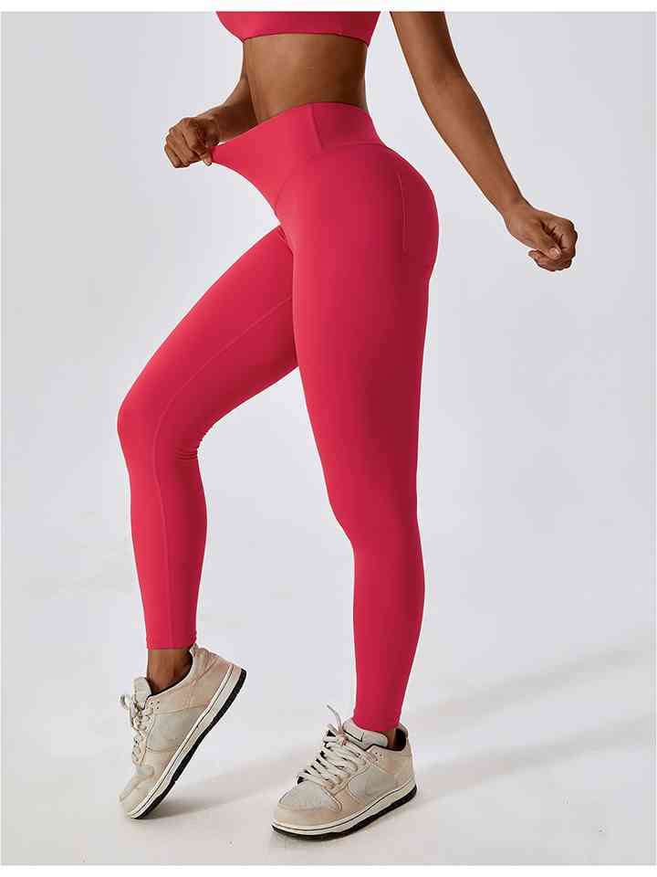 Wide Waistband Sports Pants - T - 5 COLORS -