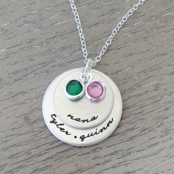 Nana Necklace With Birthstones -