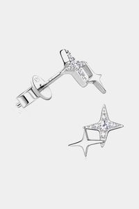 Thumbnail for Moissanite 925 Sterling Silver Star Shape Earrings