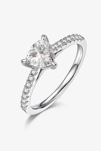 Thumbnail for 1 Carat Moissanite Triangle 925 Sterling Silver Ring