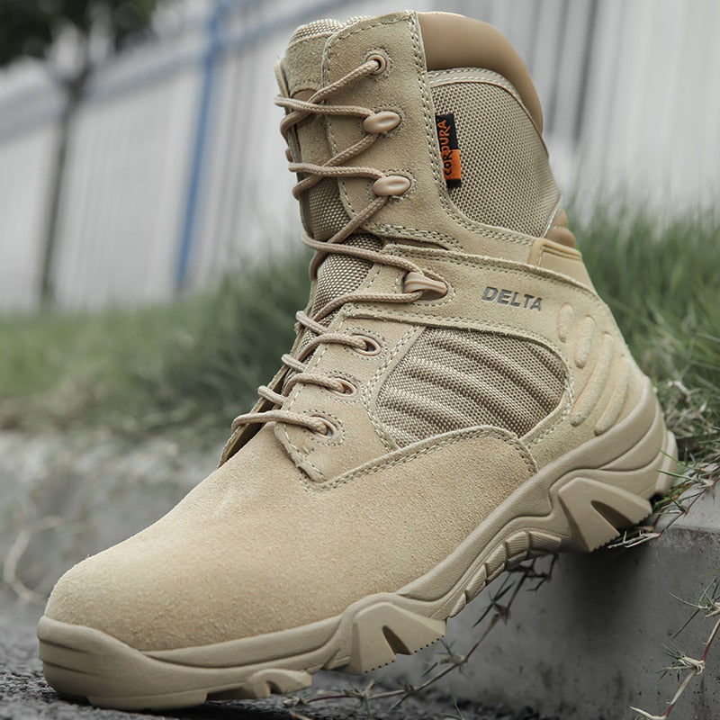 Men Desert Tactical Boots - Waterproof Boot - Lace Up - [27 DAY DELIVERY] -  HI OR LOW - 4 COLORS -