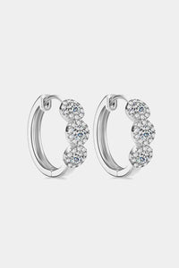 Thumbnail for Moissanite 925 Sterling Silver Huggie Earrings