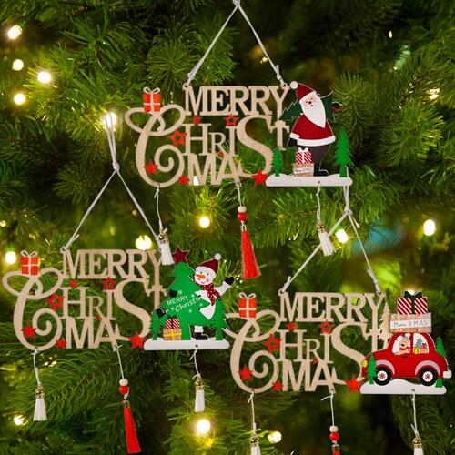 Christmas Hanging Ornaments - 4.3" - [5-10 DAY DELIVERY] - T - 3 TYPES/STYLES -