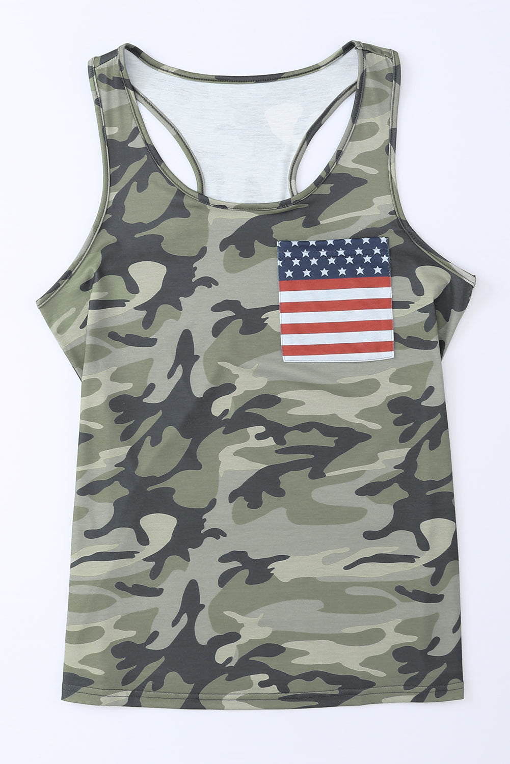 Camouflage Wide Strap Tank