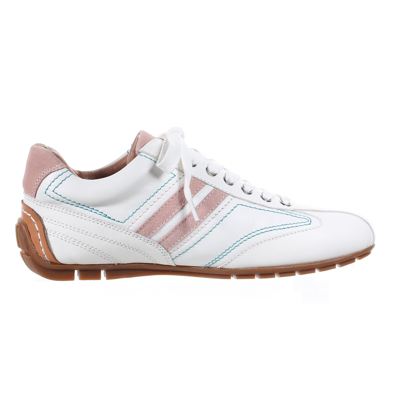 Leather Sneaker-Pink