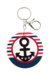 Thumbnail for Riah Fashion - Anchor W/ Mirror Keychain -