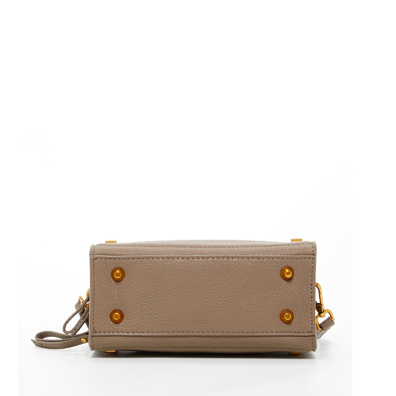 Leather Crossbody Bag Mocha Brown -