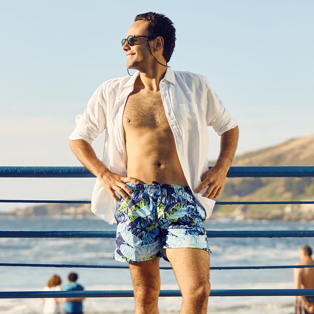 La Palma Classic Botanical Sustainable Swim Trunks - 1 COLOR -