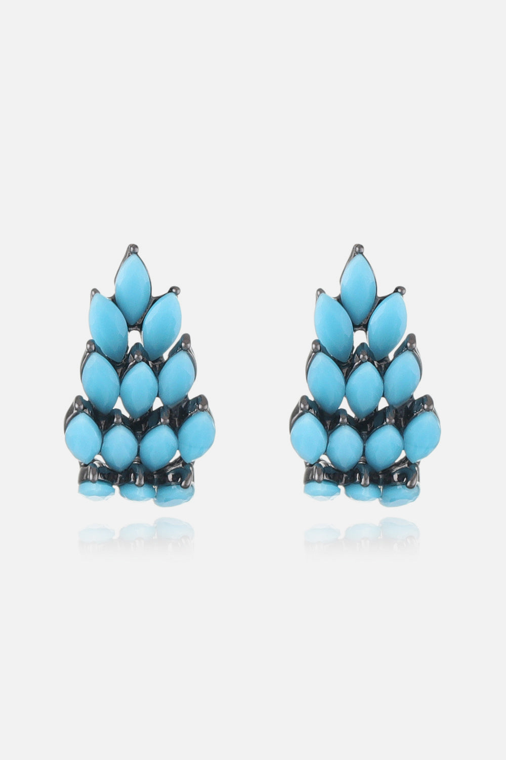 Turquoise Stud Earrings - T - 8 STYLES -