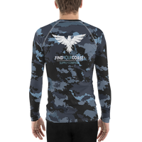 Thumbnail for FYC - Men's Coast Camo Performance Rash Guard UPF 40 - 1 COLOR -