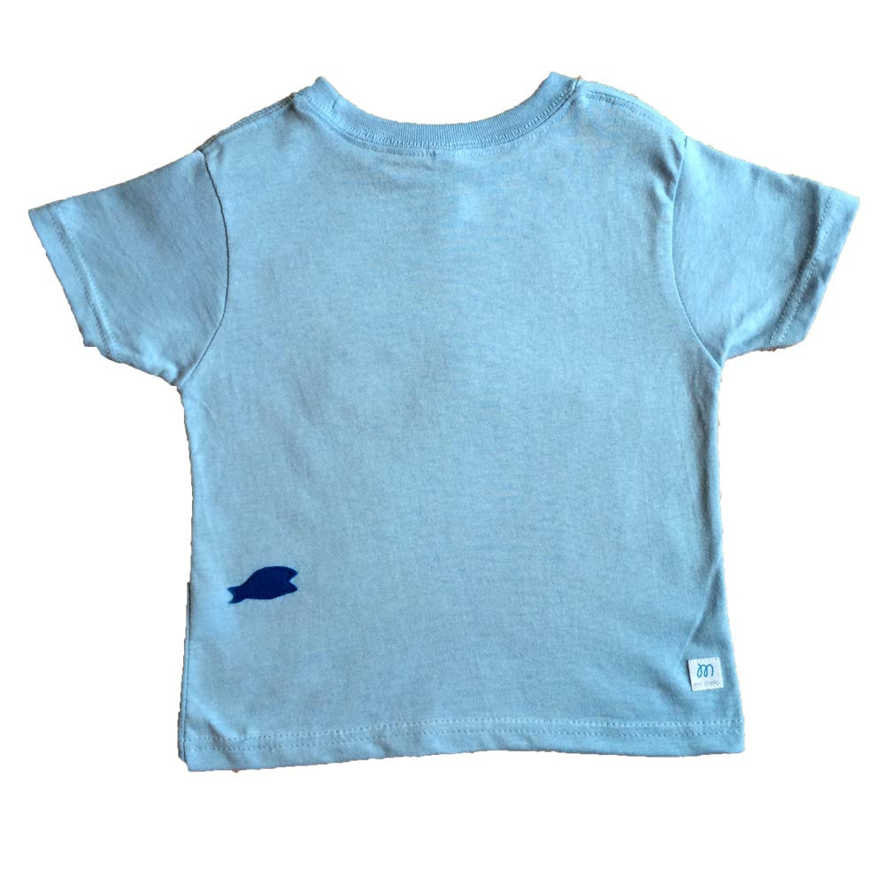 Kids T-Shirt - Shark + Fish - Mi Cielo X Matthew Langille - 1 COLOR