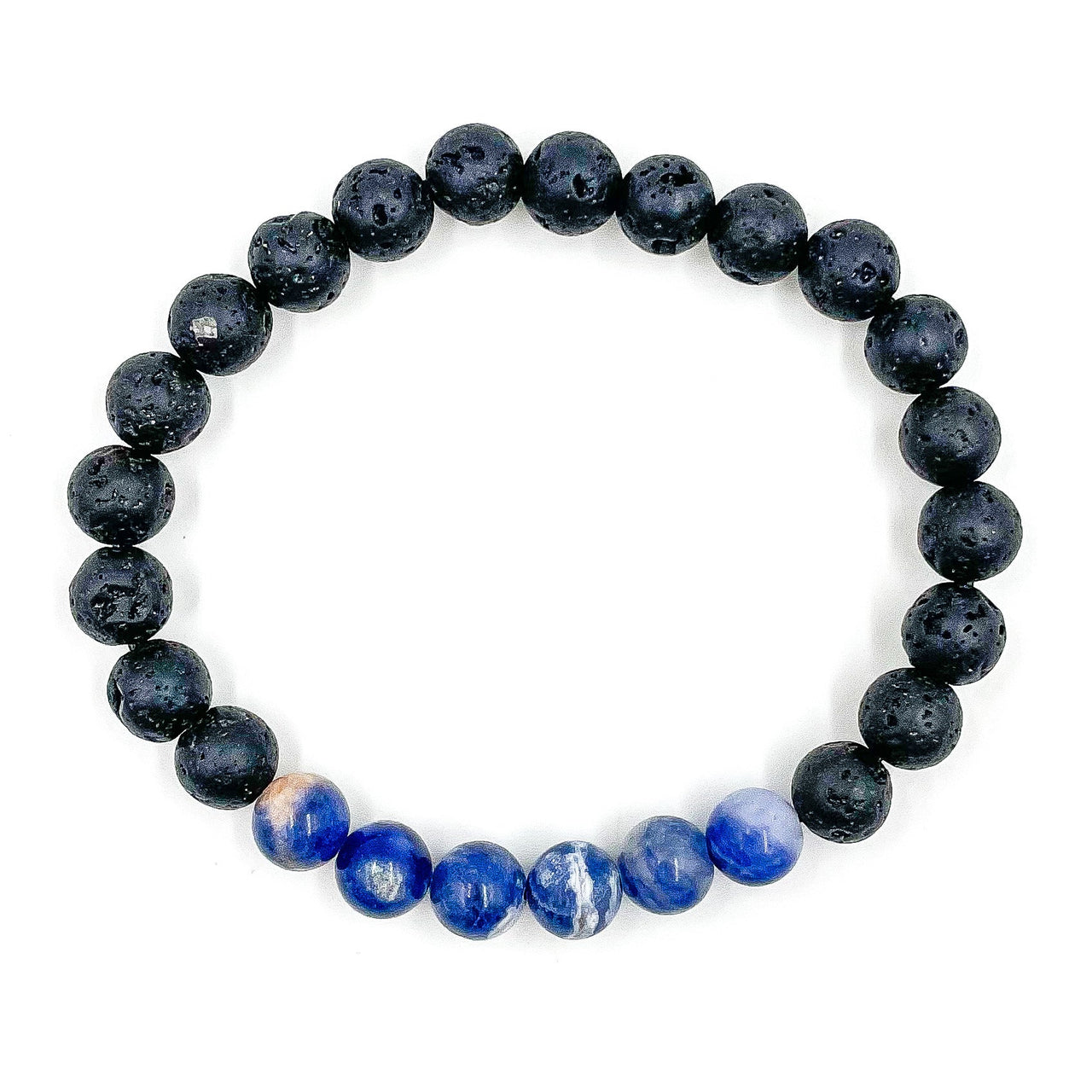 Grove - Blue Sodalite & Lava Rock -