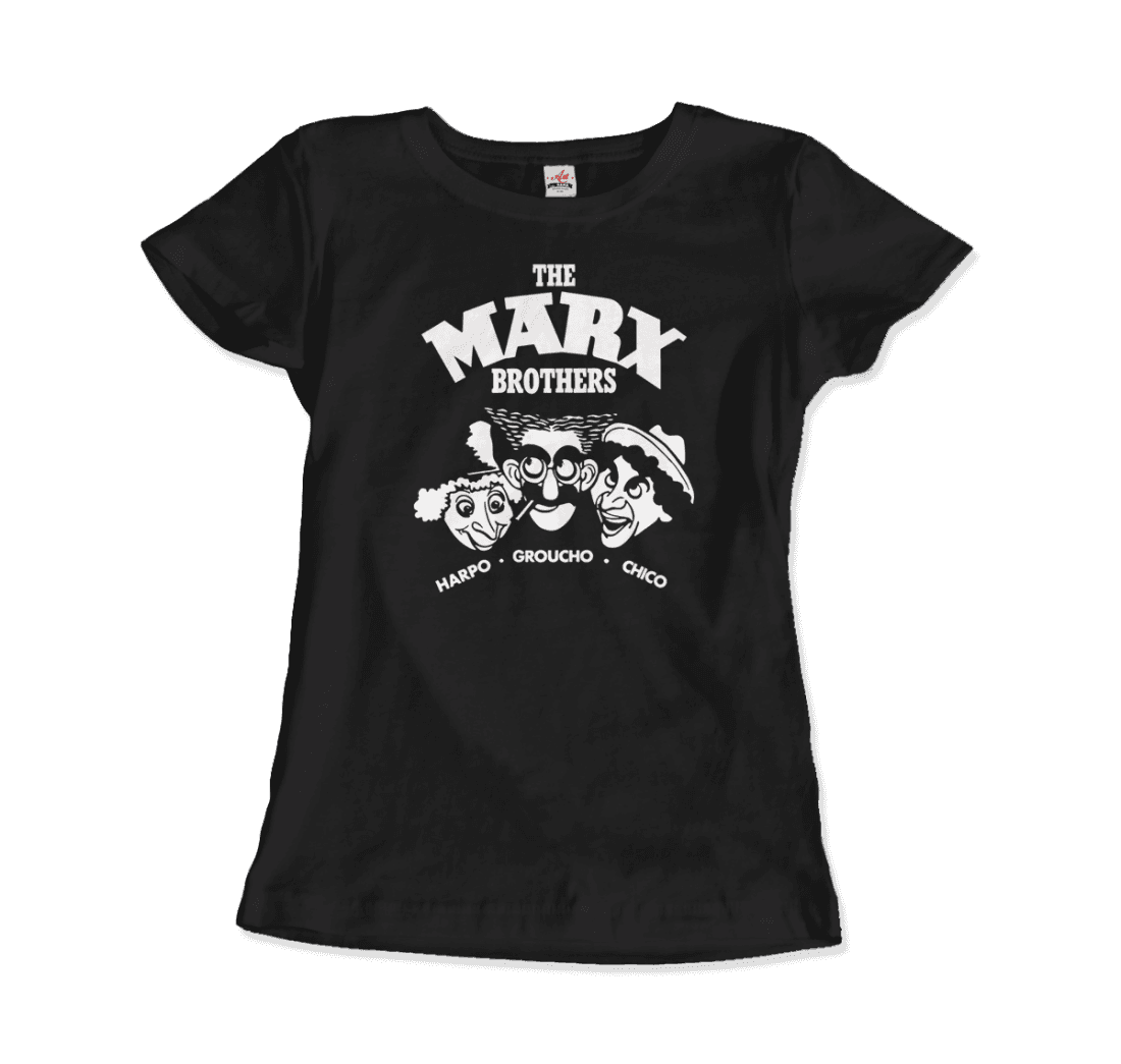 The Marx Brothers, Harpo, Groucho and Chico T-Shirt - 5 COLORS -