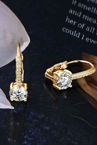 Thumbnail for 2 Carat Moissanite 925 Sterling Silver Earrings