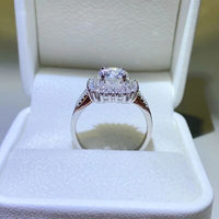 Thumbnail for 2 Carat Moissanite 925 Sterling Silver Ring