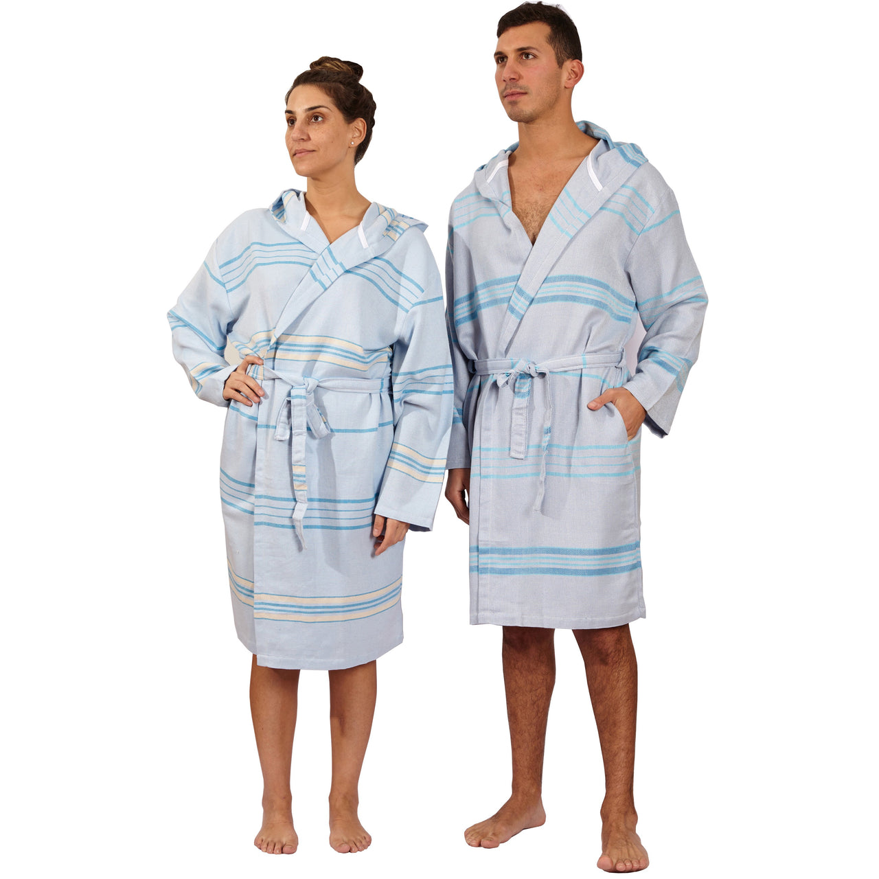 Hilana Upcycled Cotton - Antalya Unisex Bathrobe (SOLD AS EACH) - 1 COLOR -