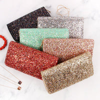 Thumbnail for Glitter Zipper Wallet - 8 COLORS -