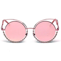 Thumbnail for Holland | A21 - Designer Pearl-Studded Cut-Out Cat Eye Princess Sunglasses - 5 COLORS -