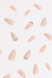 Thumbnail for Beige Twinkle | Soft & Durable Press-On Nails