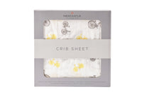 Thumbnail for Newcastle - Vintage Bicycle Bamboo Muslin Crib Sheet -